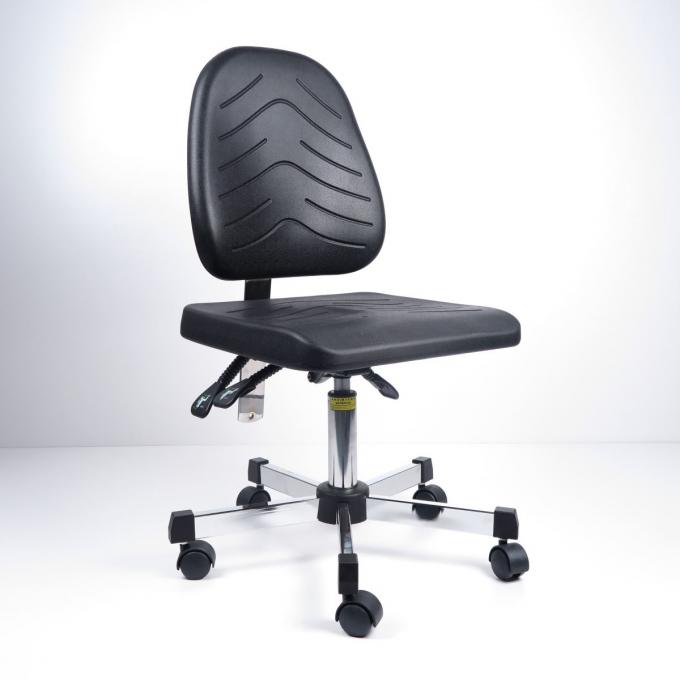 360 sillas ergonómicas que hacen espuma de la PU ESD del grado giratorio en forma y diseño especiales de la superficie