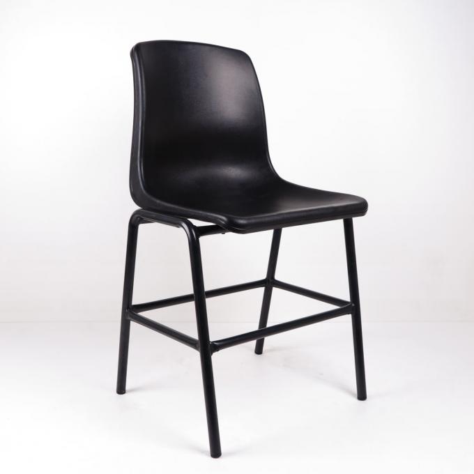 Estante de acero de las sillas ergonómicas plásticas negras del ESD para apoyar el precio barato de Seat
