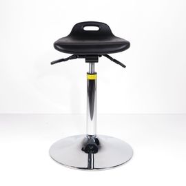 China Taburete libre de polvo del soporte del ESD Seat de la silla del laboratorio del poliuretano con la base circular fábrica