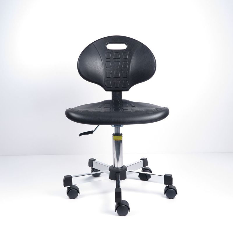 La seta ergonómica de poliuretano de la espuma de la silla estática negra de la oficina desliza la superficie proveedor
