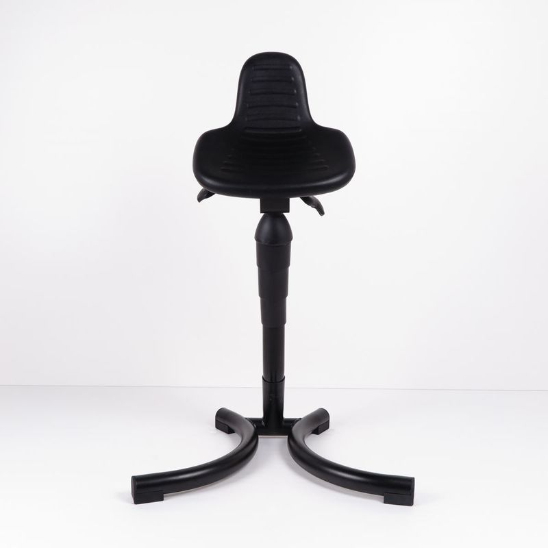El poliuretano sienta la silla estática anti del trabajo del taburete del soporte con 4 fijados pie proveedor
