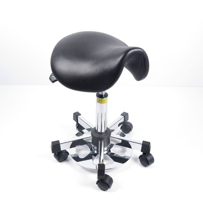 Ángulo de Seat ajustable del ESD del poliuretano de las sillas del eslabón giratorio del taburete ergonómico de la silla de montar proveedor