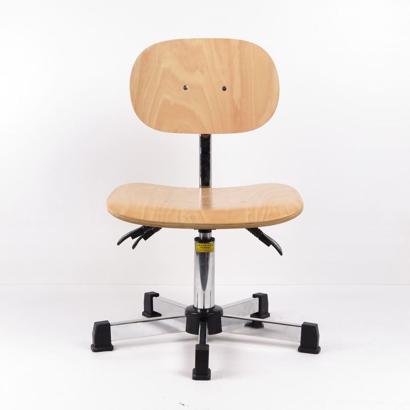 La producción industrial ajustable de la madera contrachapada preside la silla de eslabón giratorio de madera de 3 maneras proveedor