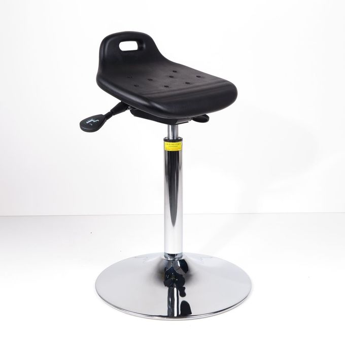 Taburete libre de polvo del soporte del ESD Seat de la silla del laboratorio del poliuretano con la base circular